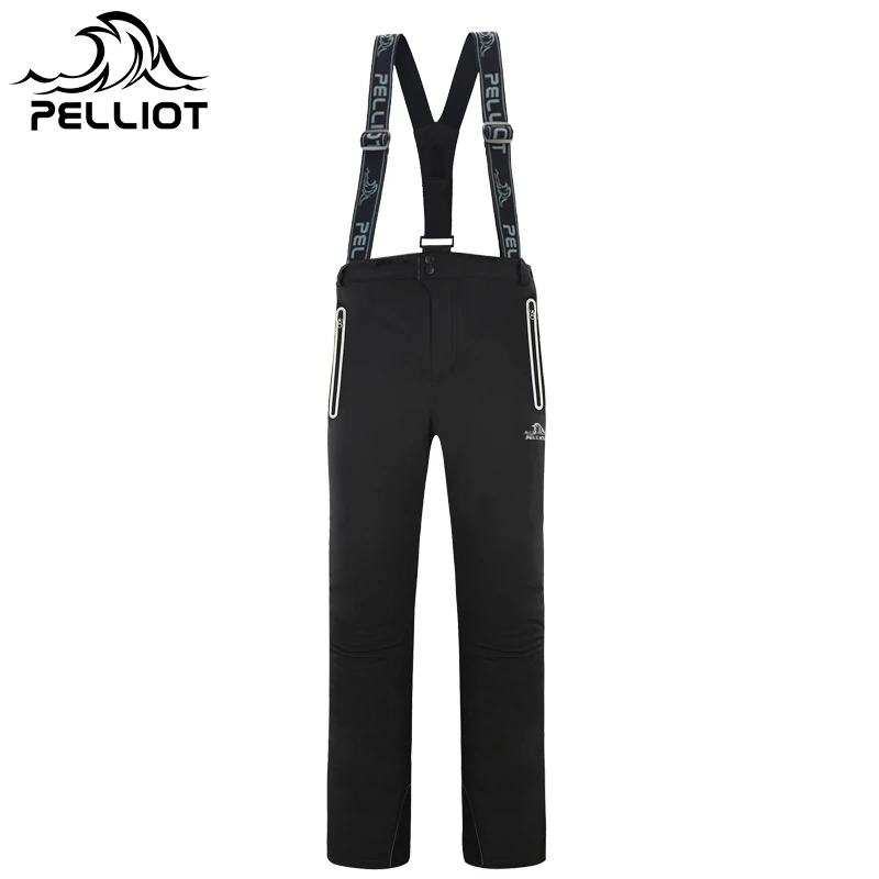 

PELLIOT Brand Ski Pants Men Waterproof Snowboard Trousers Winter Breathable Thermal Cotton-Padded Super Warm Skiing Pants