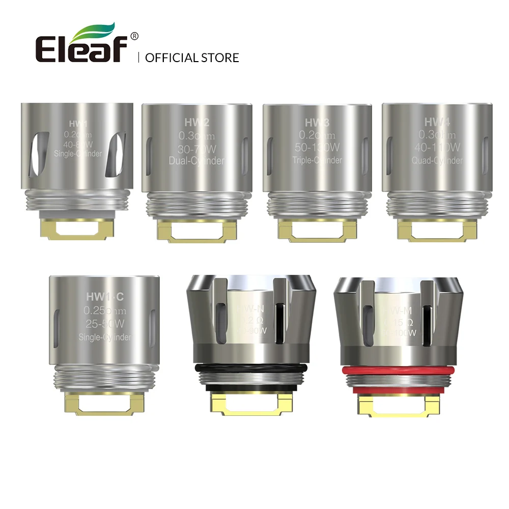 Original Eleaf HW Series Coil HW1/2/3/4 HW-M HW-N fit for Ello series tank Vape Clouds Electronic Cigarette vape coil