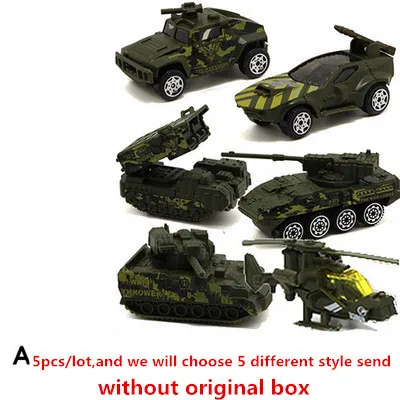 5cs/лот 1: 64 сплав модель автомобиля костюм армейский город пожарная машина мальчик игрушка автомобиль для детей - Цвет: without box