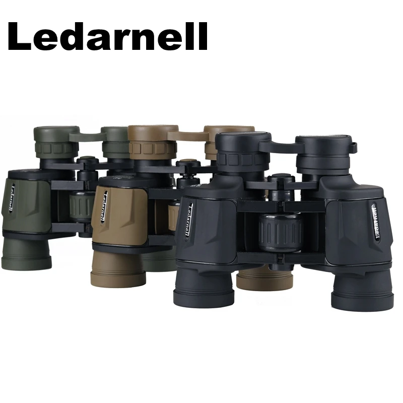Ledarnell 8X40 HD водонепроницаемый бинокль для охоты BAK4 туристический бинокль на открытом воздухе спортивный окуляр