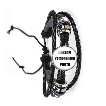 맞춤형 맞춤형 팔찌 사진, 엄마 아빠 아기, 어린이, 할아버지에 대한 맞춤형 디자인, 가족 기념일 선물