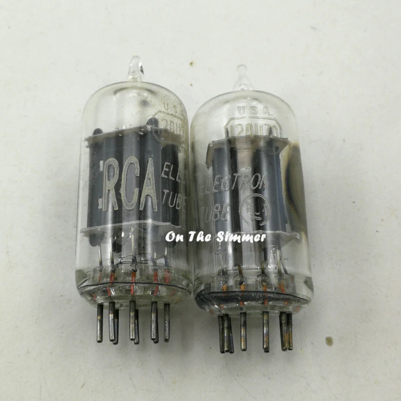 

New bald American RCA12AU7A electronic tube on behalf of the ECC82 12AU7 tube precise matching