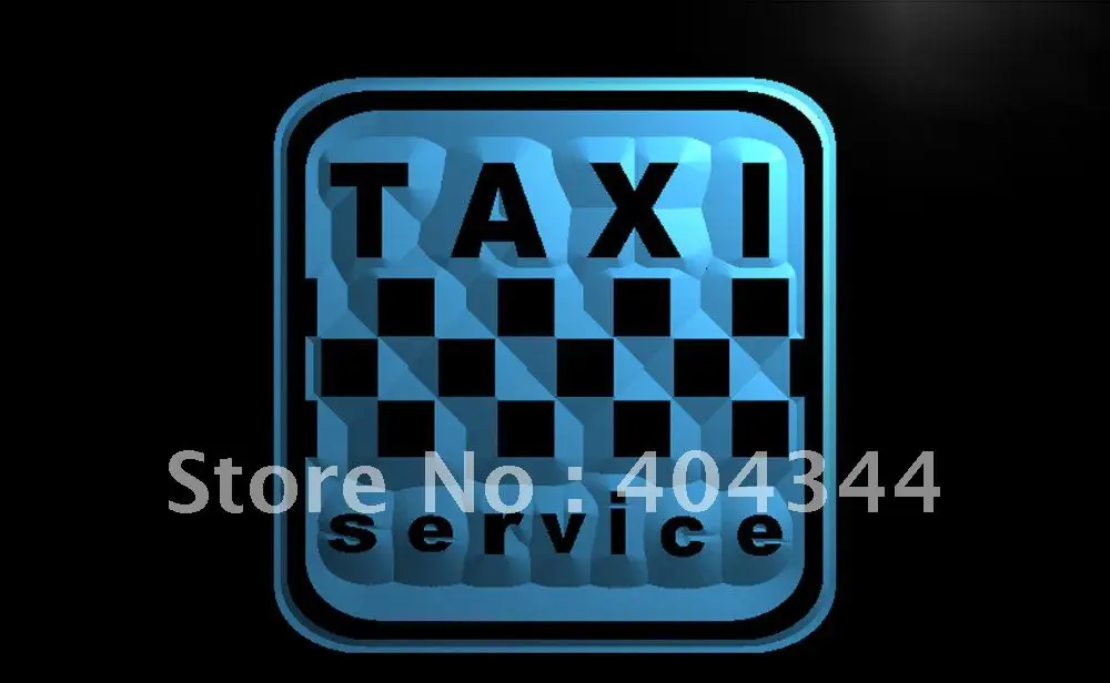 

LB976- Taxi Service Cab Display Lure LED Neon Light Sign home decor crafts