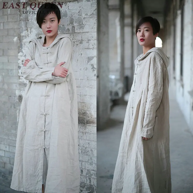 Новая осенняя одежда в стиле Дзен китайское платье Экстра свободный китайский