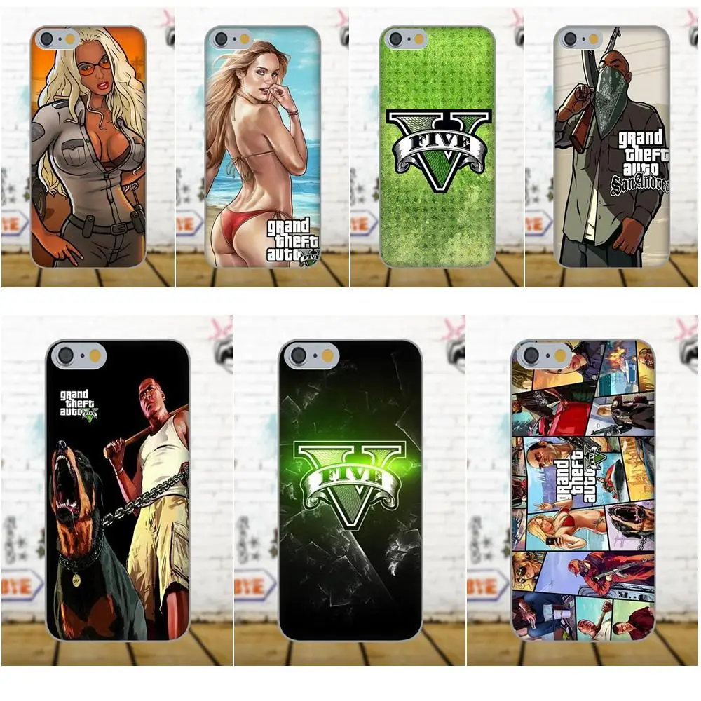 Чехлы из ТПУ чехол Grand Theft Auto Gta V для Apple iPhone 4 4S 5 5C 5S SE 6 6S 7 8 Plus X LG G3 G4 G5 G6 K4 K7 K8 K10 V10