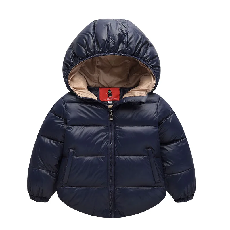 Новые модные зимние детские пальто для детей 2-8 лет