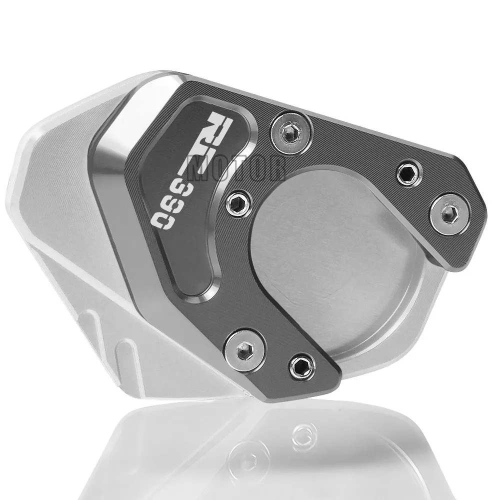 Silver-Titanium Для KTM RC390 RC 390- мотоциклетный мотоцикл подножка увеличение расширение пластина подставка поддержка - Цвет: Silver-Titanium