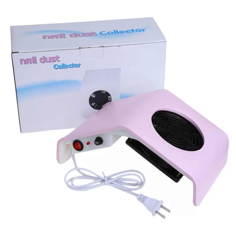 Nail Fan Acrylic UV Gel Machine 220V/110V Nail Dust Collector Art Salon