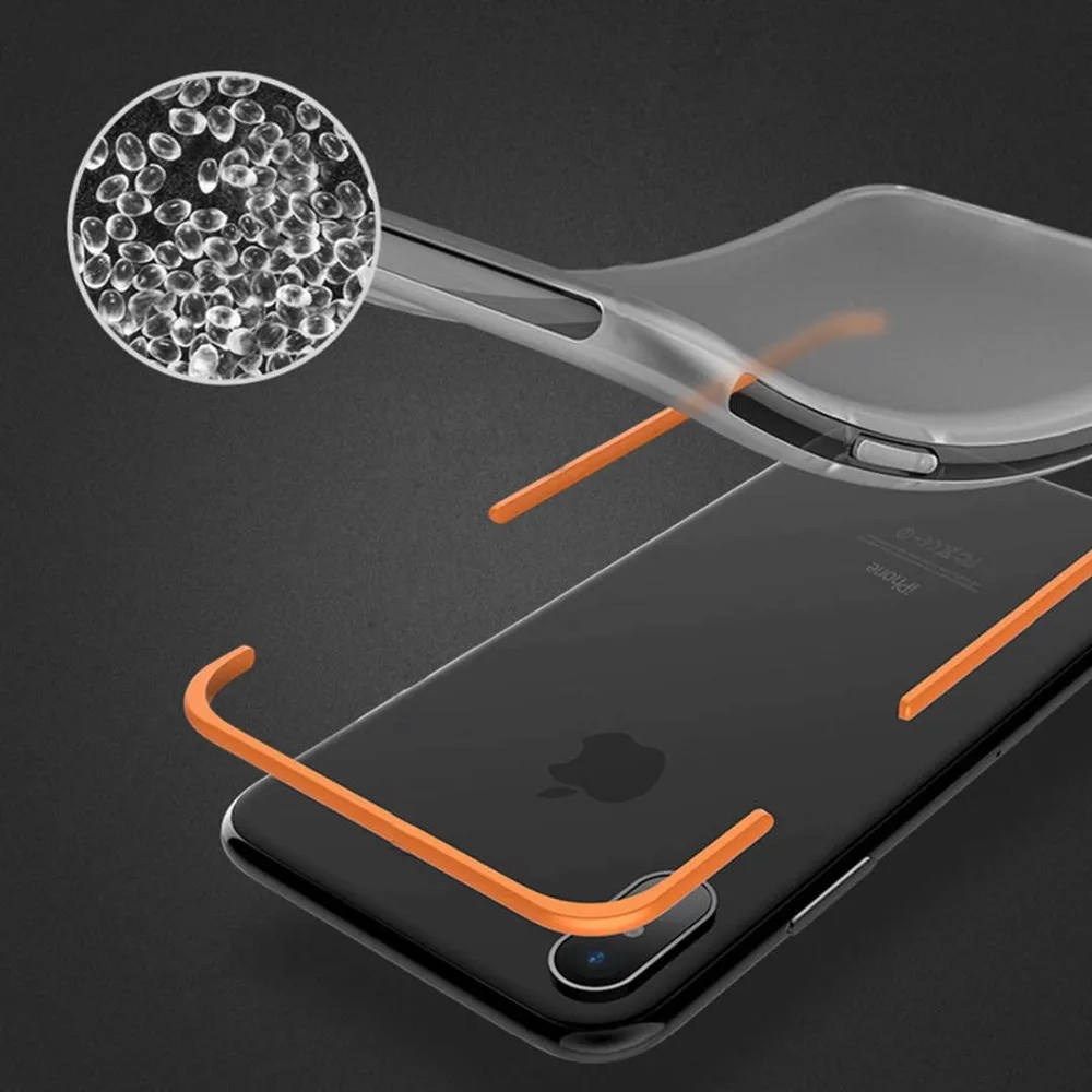 IMIDO Прозрачный чехол для телефона iPhone XS MAX военный класс анти-осенний прозрачный мягкий ТПУ задняя крышка для iPhone X XR XS MAX Coque