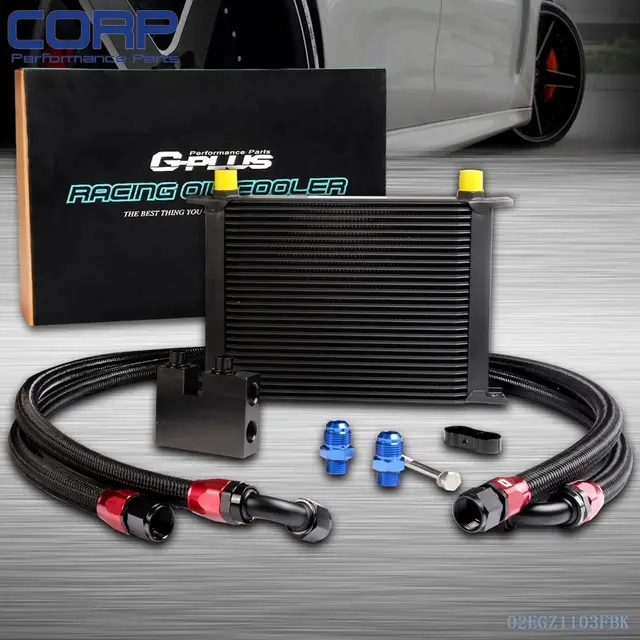 28 Row Oil Cooler Kit For BMW N54 Engine Twin Turbo 135 E82 335 E90 E92