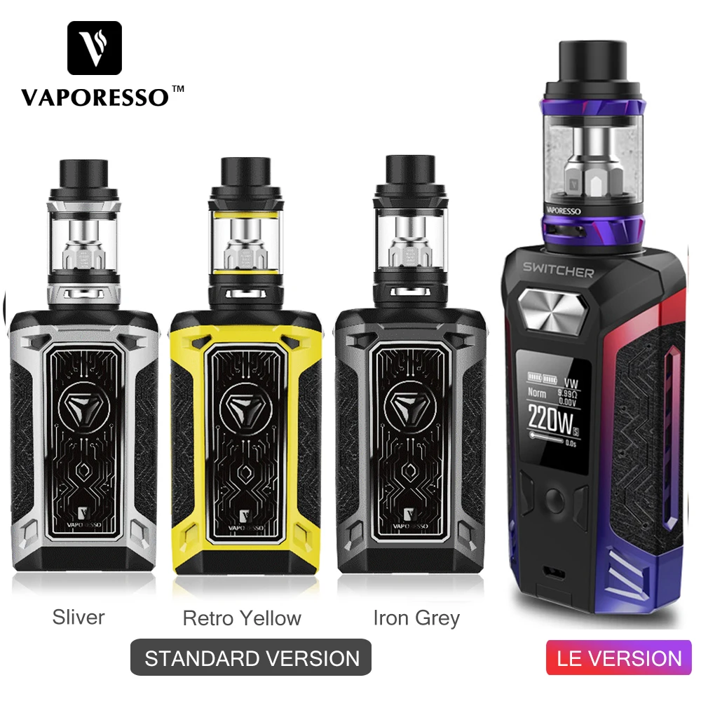 Оригинальный Vaporesso переключатель Vape комплект с электрическим сигаретным