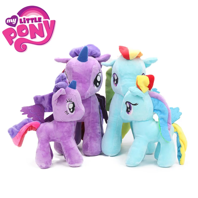 Игрушки My Little Pony Princess Cadence Celestria Rarity Pinkie Pie, плюшевые мягкие куклы, 22-40 см