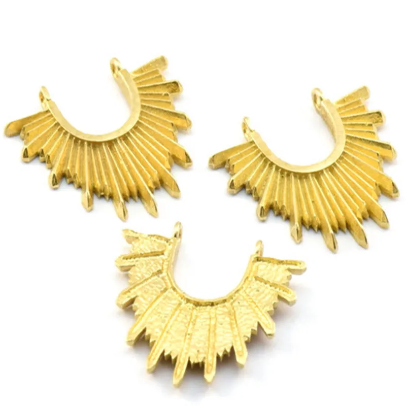 

2pc raw brass Connectors.charm Necklace (Nickel Free and Lead Free). (28x29x2.5mm) BS 2137