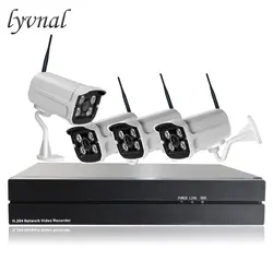 LYVNAL 960 p wi-fi-комплект 8ch 1080 p nvr комплект 1.3mp Беспроводная ip-камера пуля Водонепроницаемая камера наблюдения wifi система с 1 ТБ hdd