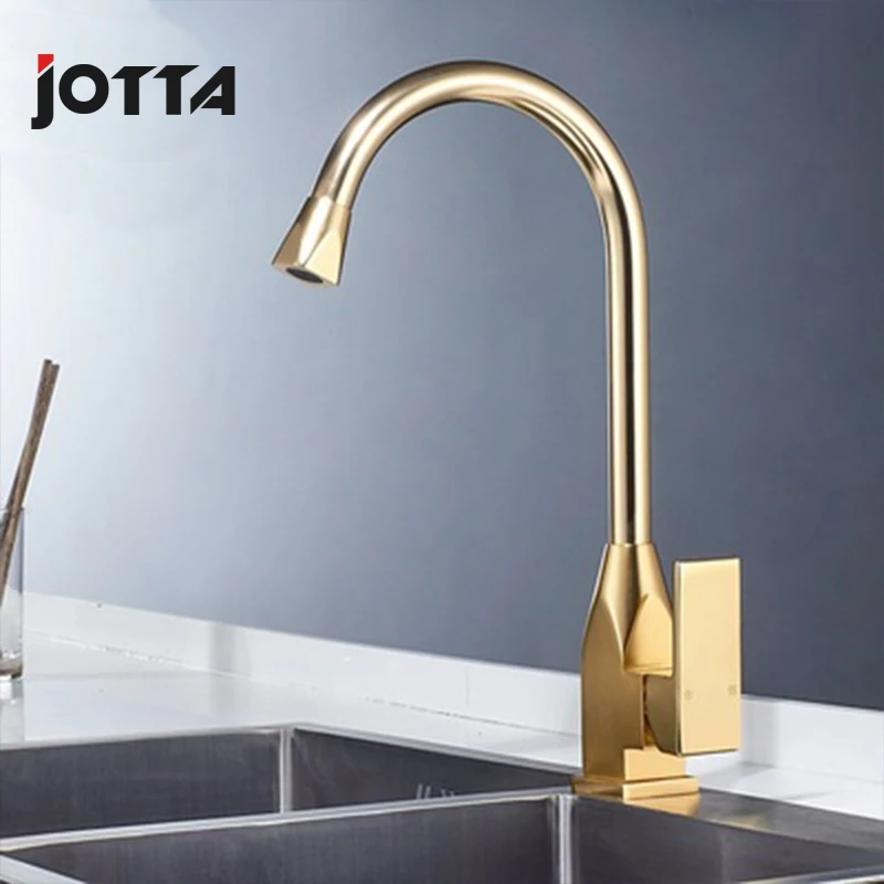 Simple space aluminum faucet household bathroom kitchen hot and cold water faucet Simple space aluminum faucet household bathroom kitchen hot and cold water faucet