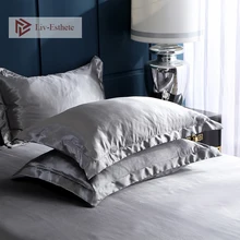 Liv-Esthete New Free Shipping Multicolor 100% Nature Stain Silk Luxury Pillowcase Pillow Case For Healthy Standard For Women Man
