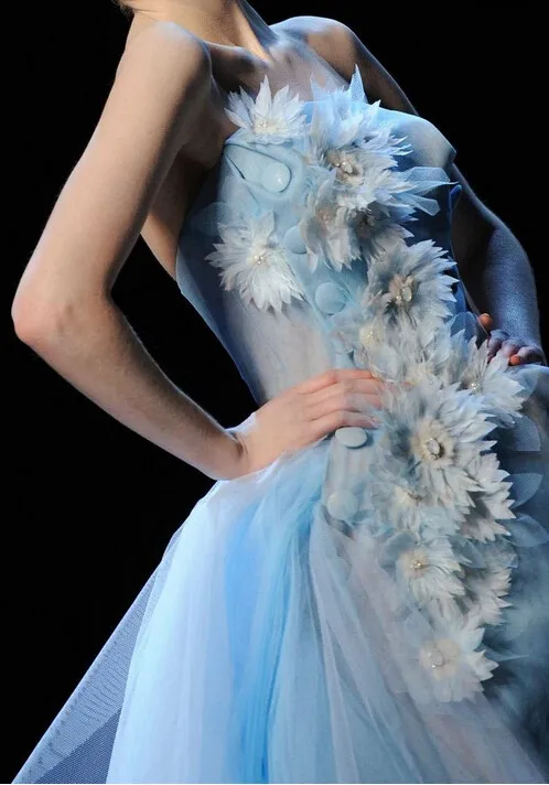 Модное Вечернее платье голубого цвета с открытыми плечами Vestidos De Festa фирменный