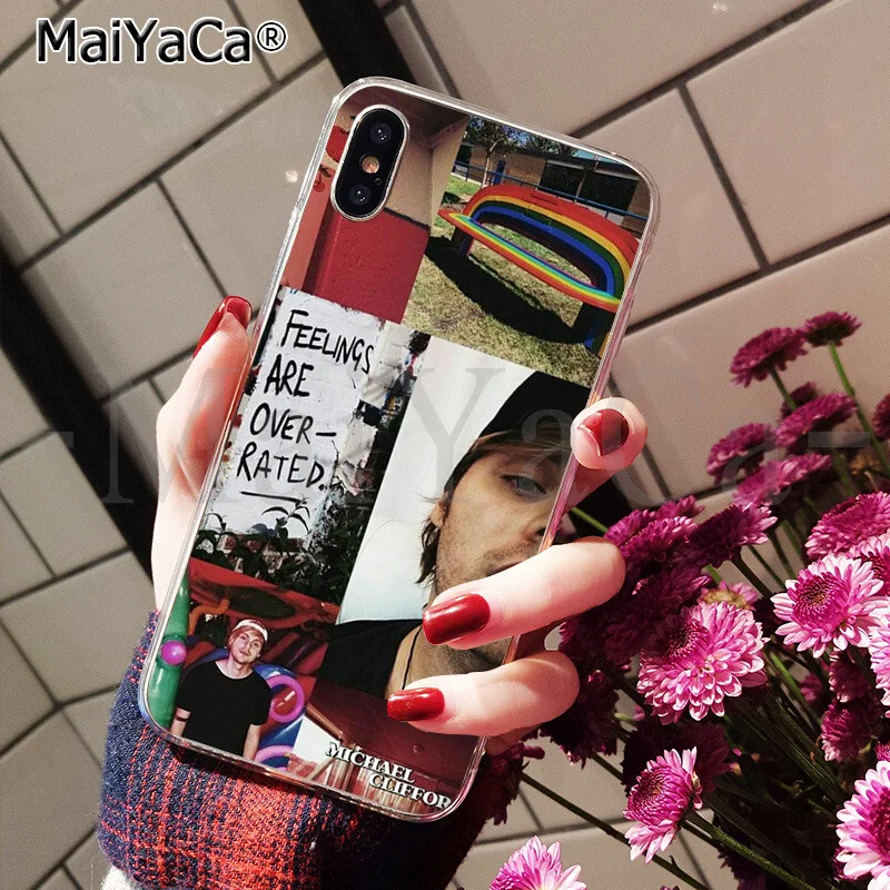 MaiYaCa 5SOS Coque Основа Чехол для iPhone X XS MAX 6 6s 7 7 plus 8 8 плюс 5 5S SE XR