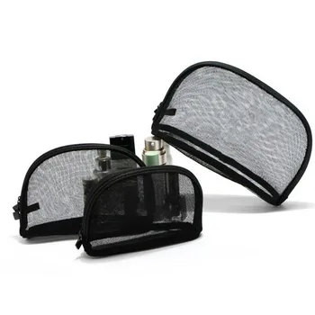 

Travel Cosmetic Bag Women Zipper Make Up Bag Transparent Makeup Case Organizer Storage Pouch Toiletry Beauty Wash Small Pouch