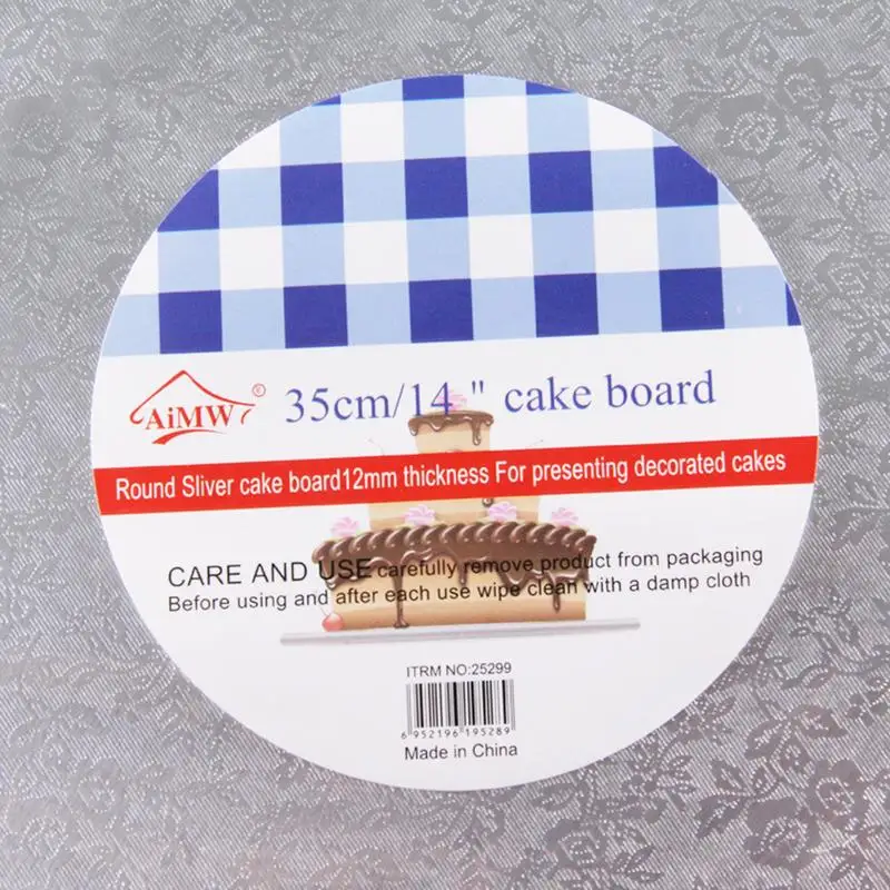 Удобный торт Mover торт переводная доска лоток домашний кухонный торт предназначенный для магазина Инструменты для выпечки " 10" 1" 14" 1" поворотные столы для тортов - Цвет: 14 inches