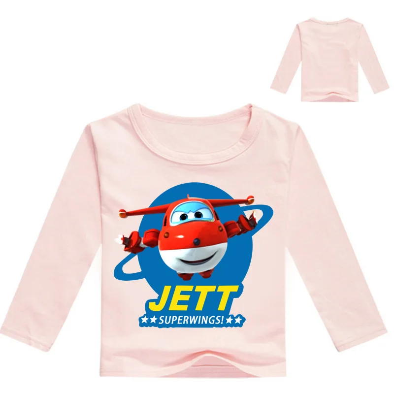 Детская футболка с принтом «Супер Крылья» футболка с длинными рукавами для маленьких мальчиков и девочек детские весенние топы Nova, футболки, костюм, одежда