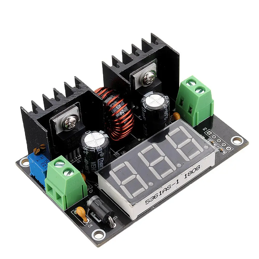 XL4016E1 DC 4 40 V Вход 1 25 36V Выход 8A 180 кГц регуляторы ШИМ модуляции цифровой понижающий