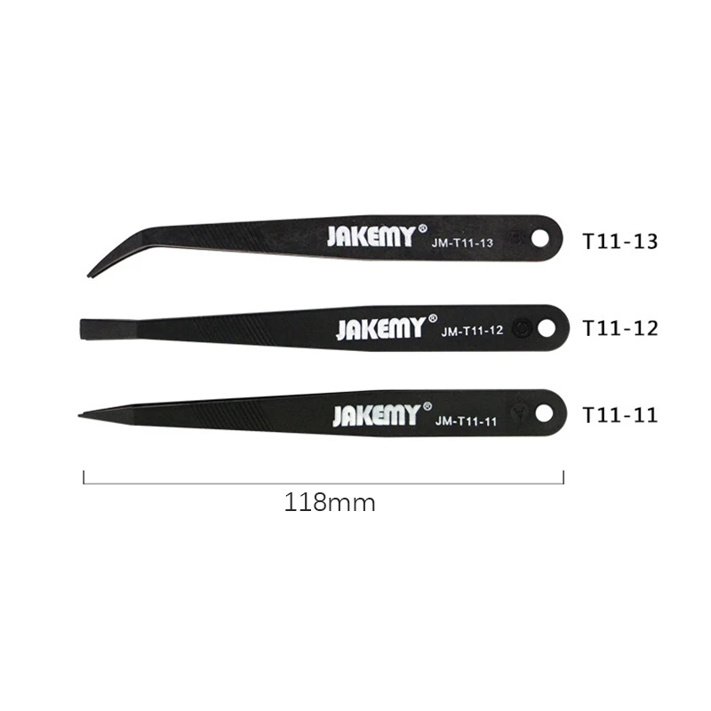Anti-Static Plastic Tweezers Set  (4)