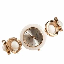 Wonderful High quality New Ladies Bracelet Watches Luxurious Pearl Watch Style&Informal Wristwatch Gown Watch Bracelet Watch Clock mujer