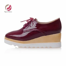 Популярная женская повседневная обувь, 3 цвета, модная обувь на платформе с квадратным носком, розовый, белый, черный цвет, женская обувь, размер США 4-10.5