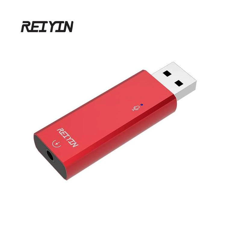 Reiyin USB Audio Portable DAC 192khz 24bit Headset Toslink Optical