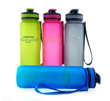 650 ml/1000 ml Tritan Material Tragbare Wasserflasche Dicht Mein Sport Shaker Flaschen Camping Wasserkocher BPA FREI