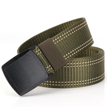 

Fashion Nylon Belt Men Outdoor Military Tactical Training Young Easy Convenient Plastic Buckle Casual Sport Jeans Waist Strap