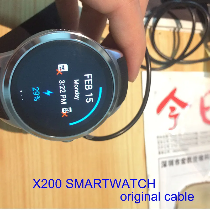 Оригинальные Смарт часы x200 2019 наручные специальные 4pin Магнитные зарядка usb