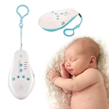 Новорожденный ребенок сон белый шум машина пустышки запись звука голосовой датчик с успокаивающим звуком автоотключение таймер сна детский монитор