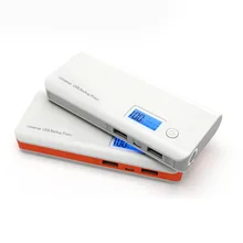 Portable Power Bank 20000mAh Universal powerbank 18650 Battery Charger With LCD Screen For Mobile Phones For iphone ipad