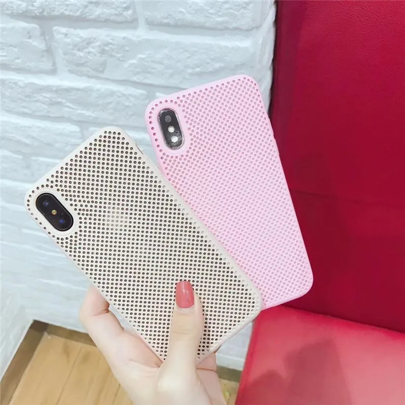 Чехол для iPhone XS MAX XR X мягкий сетчатый чехол из ТПУ 7 8 6 6s Plus полная защита с
