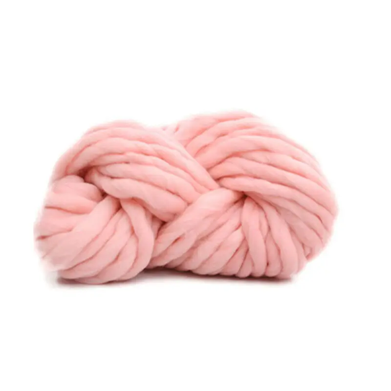 DIY шерстянная пряжа супер мягкая объемная Рука вязание шерсть-ровинг вязание крючком подарок для вязания/вязание крючком/ковер/шляпы - Цвет: Pink