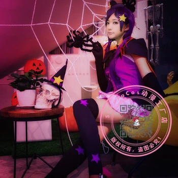 

2019 LoveLive Japan Anime All stars Dancing stars on me Nozomi Tojo Dress Halloween Women Dress