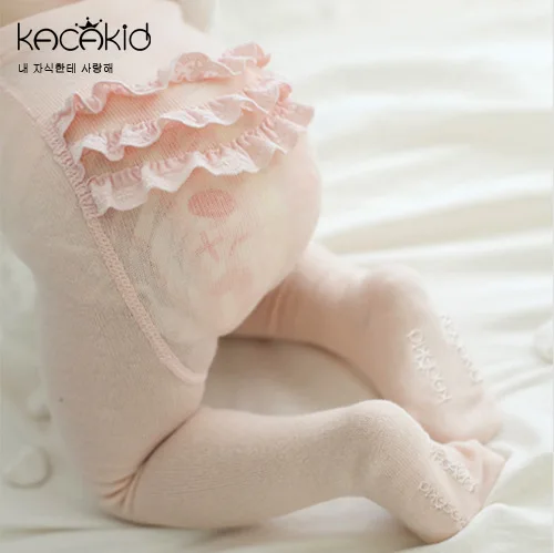 

KACAKID Girl Stockings Tights Sweet Lace Pattern Baby Girls Tights Stockings Cotton Anti-slip Lolita Kids Girls Stockings ka1128