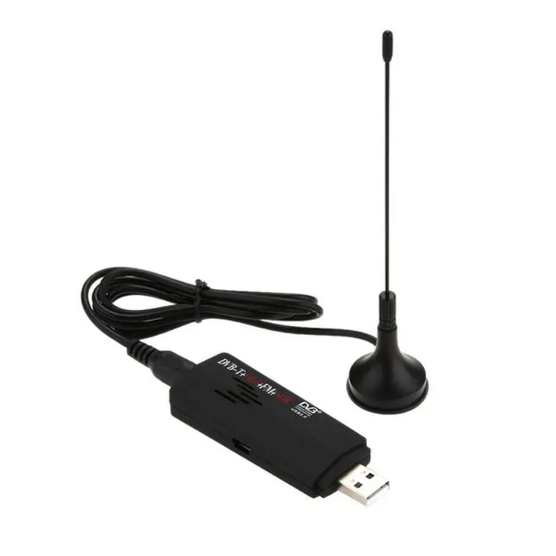 Mini USB 2.0 Software Radio DVB-T RTL2832U+R820T2 SDR Digital TV Receiver Stick