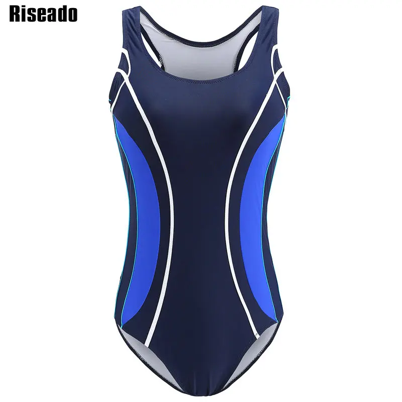 

Riseado 2018 Sport One Piece Swimsuits Swimming Suits Professional Swimwear Women Racing Summer Beach Bathing Suits