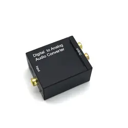 DTA51 один чип цифро-аналоговый аудио конвертер цифровой ЦА-преобразователь Оптический аналоговый стерео аудио L/R 2RCA адаптер для домашнего