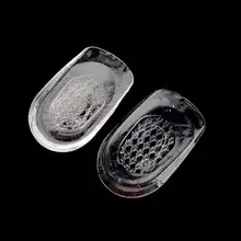 Gootrades/1 пара силиконовых гелевых подушечек для ног, упругие стельки для ухода за пяткой, подушечки для обуви, вставки для обуви, Новинка