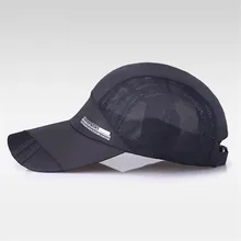 CKAHSBI открытый кепки для бега сетки спортивные шапки дышащий человек бейсбол Лето регулируемые спортивные кепки для мужчин Путешествия УФ Защита