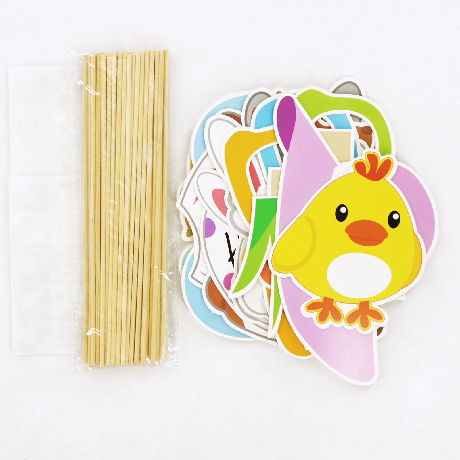 29 шт. бумажная Пасхальная фотокамера сделай сам с кроликом реквизит для