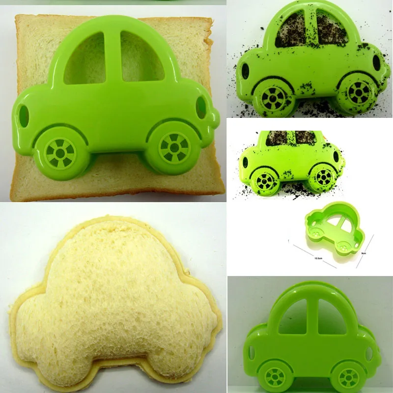 

DIY New Car Sandwich Mould Rice Stamp Cutter Cookie Device Kitchen Tool