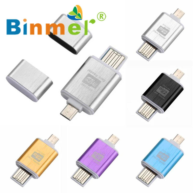 2in1 Micro SD OTG USB 2.0 Flash Drive Card Reader для смартфонов Планшетные ПК _ kxl0524