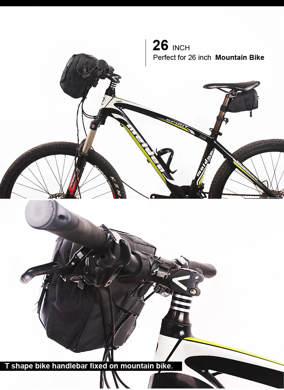 Sale Rhinowalk Bicycle Handlebar Bag Road Bike Front Tube Bag Cycling Shoulder Bag MTB Waterproof Storage Pannier Bicicleta Bag Pack 11
