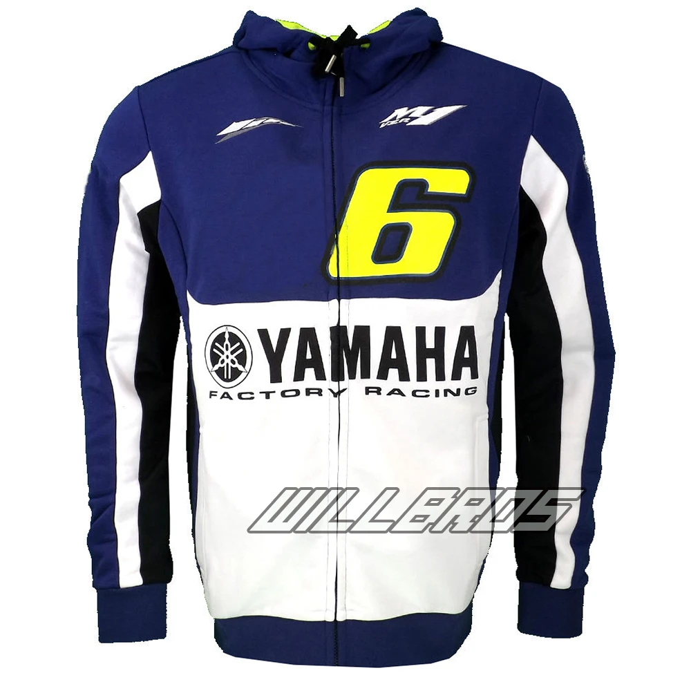 

M1 Factory Racing Team Motocross Adult Hoodie for Yamaha Sports Sweatshirt Jackets Blue