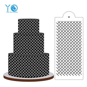 

13in*6in Cake Stencil Fondant Moulds Cake Tools